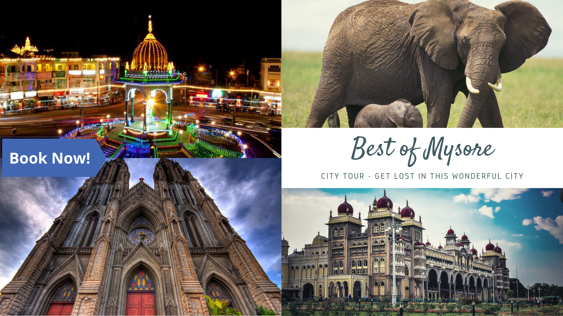 Mysuru city tour attractions and landmarks